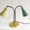 Italian Table Lamp with 2 Shades, 1950s 2