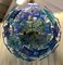 Mid-Century Sputnik Green and Blue Murano Glass Chandelier, 1990s 3