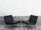 Leather & Chromed Steel F60 Lounge Chairs by Karl-Erik Ekselius for JOC Vetlanda, 1960s, Set of 2 1