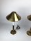 Lampade da tavolo in ottone e laccate di Tommaso Barbi, anni '70, set di 2, Immagine 7