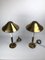Brass and Lacquered Table Lamps by Tommaso Barbi, 1970s, Set of 2 6