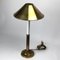 Lámparas de mesa de latón y lacado de Tommaso Barbi, años 70. Juego de 2, Imagen 9