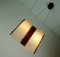 Mid-Century Danish Teak & Milk Glass Ceiling Lamp 6