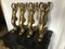 Brass Figures, 1950s, Set of 4 9