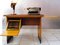 Mid-Century Italian Desk with Retractable Shelf from Antonio Gorgone, 1961 10