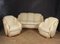 Art Deco Sycamore Cloud Suite Sofas by Harry and Lou Epstein, 1930s, Set of 3, Image 12