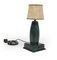 French Stitched Leather Table Lamp by Jacques Adnet, 1950s, Image 3