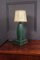 Lampada da tavolo in pelle cucita di Jacques Adnet, Francia, anni '50, Immagine 9