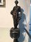 Estatua de bronce con base de mármol negro de Auguste Moreau, siglo XIX, Imagen 15