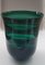 Grüne Vase mit Wellenoptik von Erich Jachmann für WMF, 1960er 1