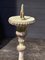 Large French Original Paint Church Pricket Candlestick 4