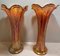 Carnival Glass Vases, 1930s, Set of 2 3