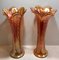 Carnival Glass Vases, 1930s, Set of 2, Image 1