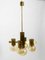 Brass Ceiling Lamp by Hans-Agne Jakobsson, 1960s, Image 1