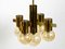 Brass Ceiling Lamp by Hans-Agne Jakobsson, 1960s, Image 11