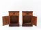 Walnut Art Deco Nightstands or Bedside Tables with Onyx Tops, 1930s, Set of 2 6