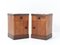 Walnut Art Deco Nightstands or Bedside Tables with Onyx Tops, 1930s, Set of 2, Image 2