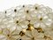 Brass and Crystal Glass Flower Ceiling Lamp from Ernst Palme, 1970s, Image 12
