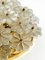 Brass and Crystal Glass Flower Ceiling Lamp from Ernst Palme, 1970s, Image 7
