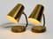 Lampes de Bureau Mid-Century en Laiton, 1950s, Set de 2 12