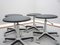 Aluminum & Leather Bar Stools from Olymp, 1970s, Set of 4, Image 6