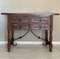 20th-Century Spanish Carved Walnut Console Table, Image 4