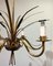 Golden Wrought Iron Ceiling Lamp, 1960s, Image 2