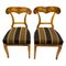 19th Century Biedermeier Walnut Shovel Chairs, Set of 2, Image 4
