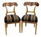 19th Century Biedermeier Walnut Shovel Chairs, Set of 2, Image 7
