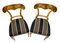 19th Century Biedermeier Walnut Shovel Chairs, Set of 2, Image 6