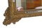 Large Antique 19th Century Italian Gilt Wall Mirror with Overmantle 3