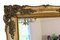 Large Antique 19th Century Gilt Wall Mirror with Overmantle 9