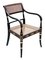 Antique 19th Century Regency Style Hall or Side Chair, Image 1