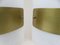 Large Austrian Brass & Clear Acrylic Glass Sconces, 1960s, Set of 2 8