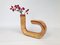 Italian Sculptural Loop-Shaped Ceramic Vase by Roberto Rigon for Bertoncello, 1960s 5