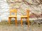 French Painted Wooden Dining Chairs, 1950s, Set of 2, Image 6