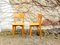Sedie da pranzo in legno dipinto, Francia, anni '50, set di 2, Immagine 6