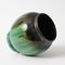 Antique Green Glazed Ceramic Vase from Faiencerie Thulin, Image 3