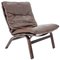 Leather Lounge Chair from Farstrup, Denmark, 1970s, Image 1