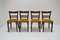 Art Deco Dining Chairs by Fischel, 1930s, Set of 4, Image 3