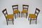 Art Deco Dining Chairs by Fischel, 1930s, Set of 4 2