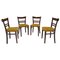 Art Deco Dining Chairs by Fischel, 1930s, Set of 4 1