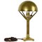 Cubist Brass Lamp, 1910s, Image 1