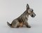 Model 1078 Porcelain Scottish Terrier Puppy by Dahl Jensen, Image 2