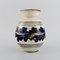 Glasierte Steingut Vase von Nils Kähler für Kähler HAK, 1930er 2
