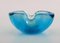 Murano Bowl in Light Blue Mouth Blown Art Glass, 1960s 4