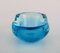 Murano Bowl in Light Blue Mouth Blown Art Glass, 1960s 2