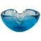 Murano Bowl in Light Blue Mouth Blown Art Glass, 1960s 1