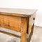 French Antique Cherry Wooden Kitchen Farmhouse Table, Image 10