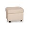 Ottomana in pelle color crema di Stressless, Immagine 1